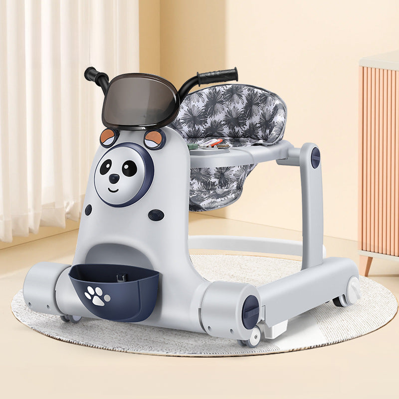 Baby Walker for Boys and Girls, Multifunctional Anti-Tip 7-18 Months, Boys and Girls Can Sit and Push, Children's Stroller