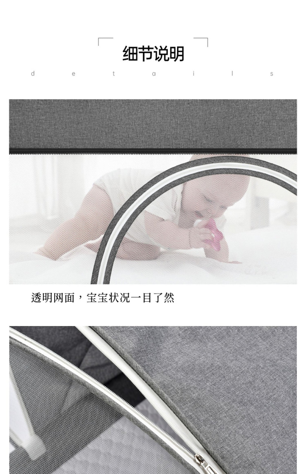 Baby Bed Multifunctional Portable Play Bed Foldable and Movable for Newborns bb Baby Bed Splicing Large Bed