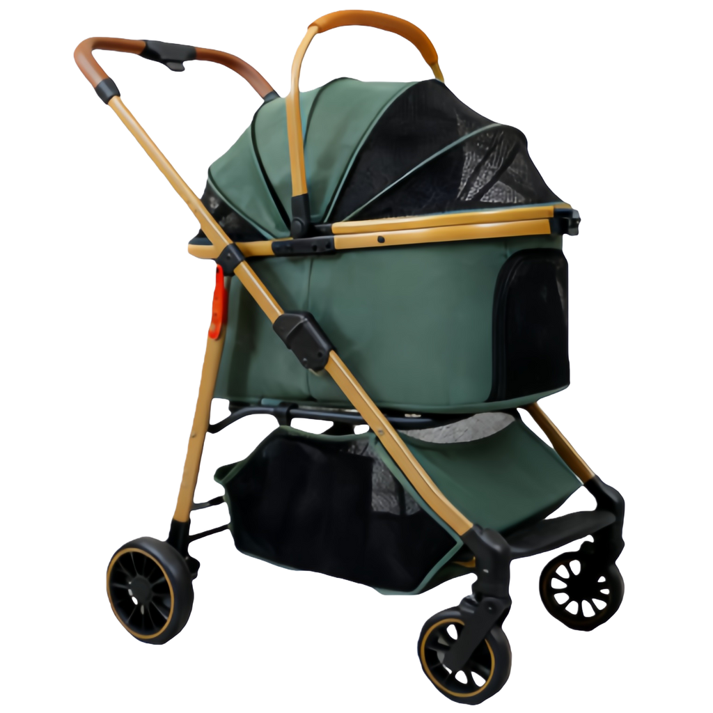 Pet cart  Detachable basket, high landscape design, all-directional silent wheels, good things for pet travel