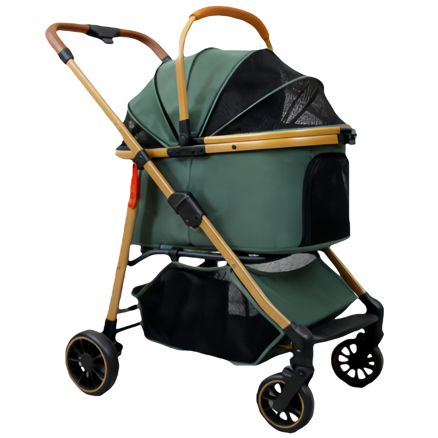 Pet cart  Detachable basket, high landscape design, all-directional silent wheels, good things for pet travel