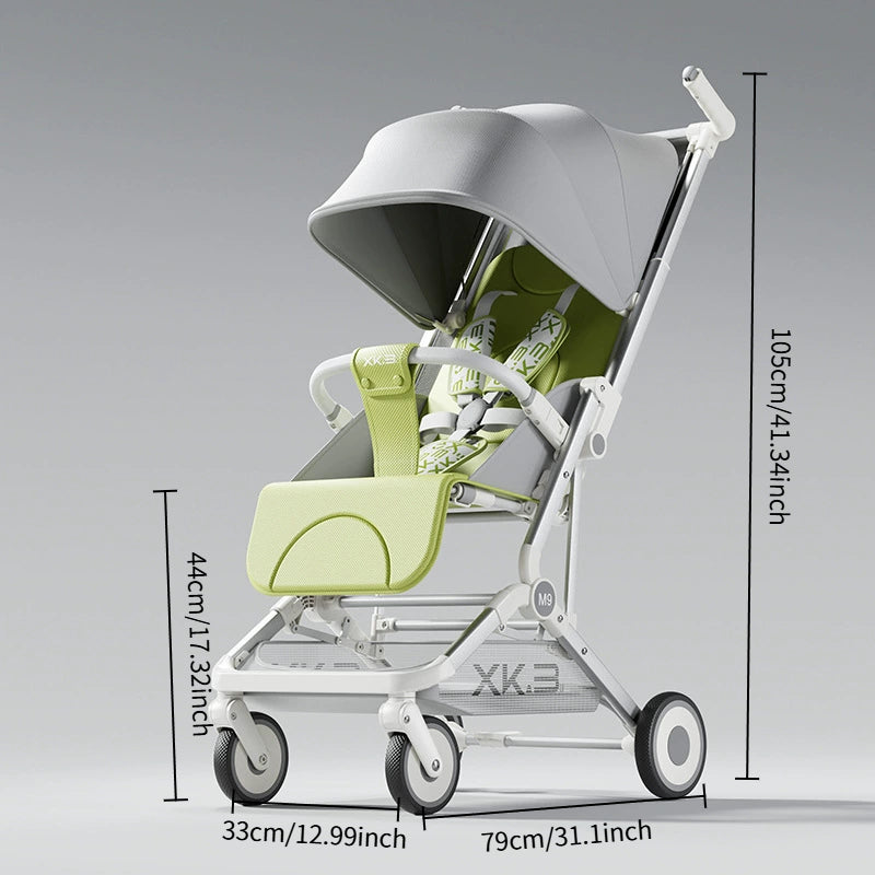 Baby Stroller Magic Lightweight Foldable Children's Stroller Can Sit Can Lie Pocket Stroller Can Board Baby Soothing Magic