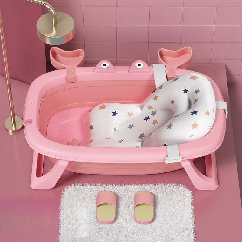 Baby Bath Tub Foldable Bathtub for Infants, Small Bath Bucket for Children to Sit and Lie, Home Use Newborn Baby Supplies