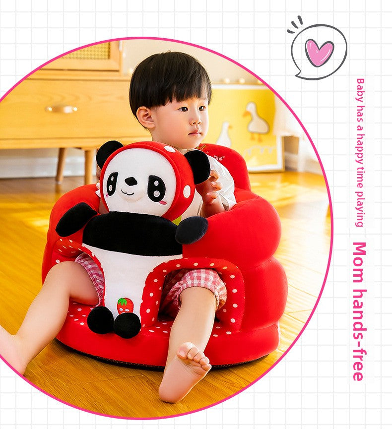 Baby Sofa Anti-Fall Seat Baby Learning to Sit Artifact Enlarged and Thickened Tatami Cartoon 3 to 12 Months High Chair