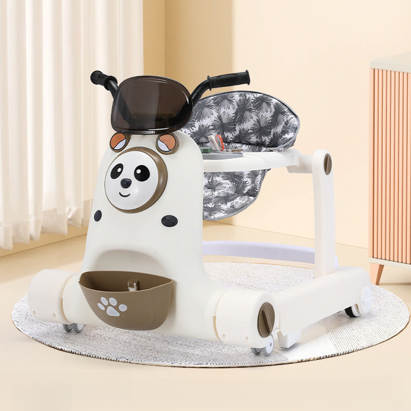 Baby Walker for Boys and Girls, Multifunctional Anti-Tip 7-18 Months, Boys and Girls Can Sit and Push, Children's Stroller