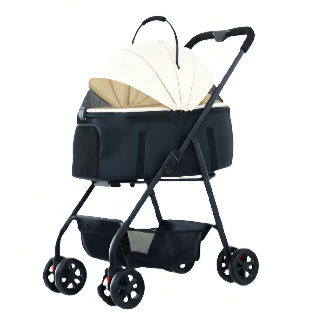 Pet cart  High landscape design + silent wheels, strong load capacity, sufficient space, sun protection, breathable, good quality travel for pets.