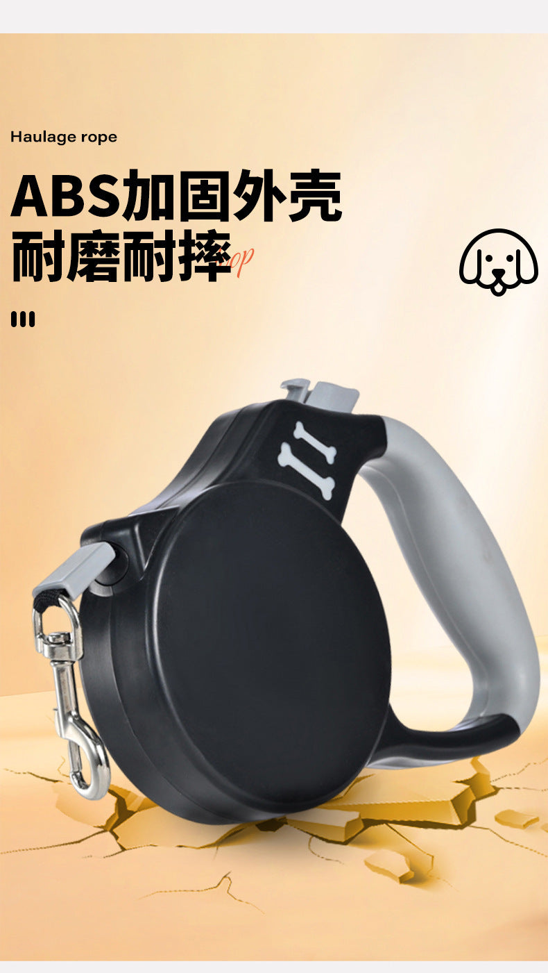 Cross-Border Hot-Selling Dog Leash Harness Outdoor Dog Walking Automatic Retractable Leash Corgi Shiba Inu Wholesale