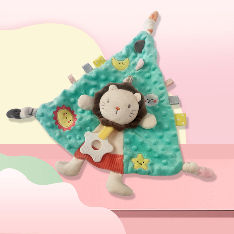 Baby Toys 0-1 Year Old Soothing Towel Baby Sleeping Companion Doll Teething Soothing Doll Infant Toy Rattle