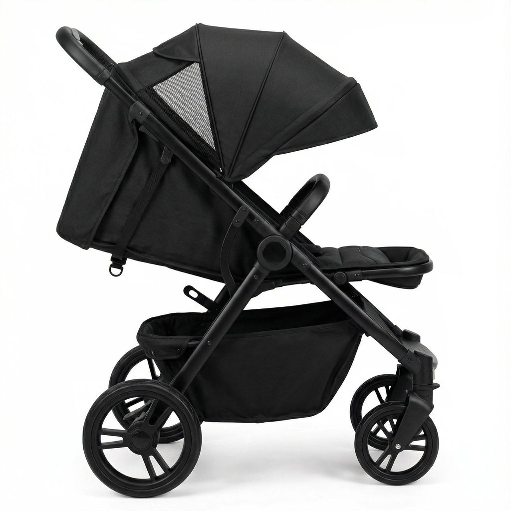 High View Two-Way Convertible Baby Stroller Foldable Lightweight Newborn0-4Baby Stroller for 1-Year-Olds