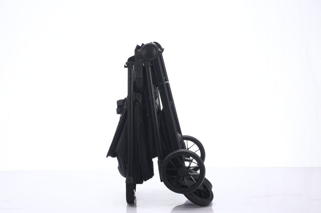 High View Two-Way Convertible Baby Stroller Foldable Lightweight Newborn0-4Baby Stroller for 1-Year-Olds