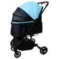 High-density breathable mesh pet cart, mosquito repellent is a good thing for small and medium-sized pets to travel