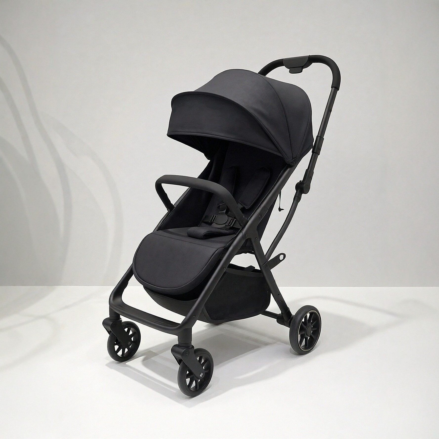 Baby Stroller, Convertible to Sitting and Lying, Lightweight Foldable Portable Baby Umbrella Stroller, Four-Wheel Baby Pushchair