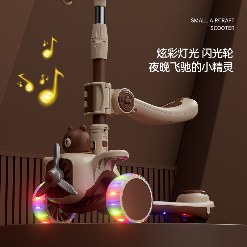 New Scooter Children1-3-6-12Foldable 3-in-1 Scooter for Boys and Girls