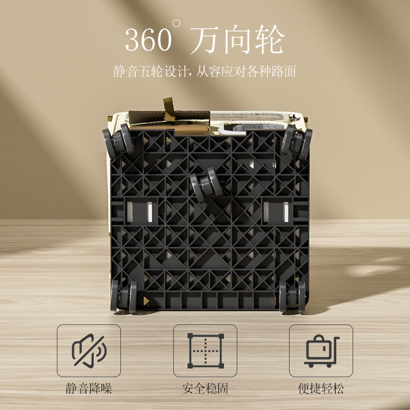 Cat Carrier Outdoor Large Capacity Luggage Multi-Cat Pet Portable Cat Multi-Function Wheeled Trolley Transparent Backpack