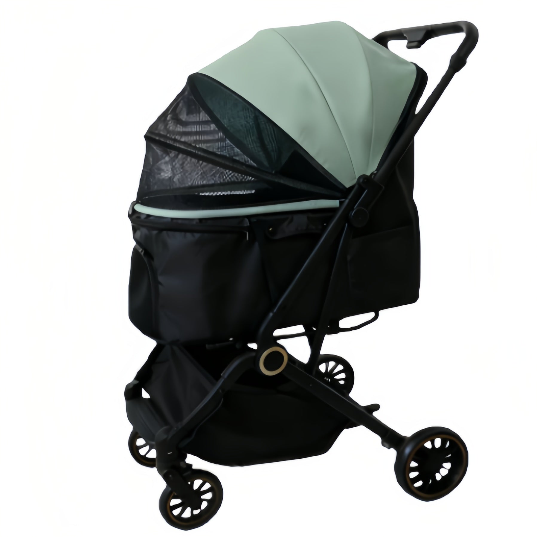 High-density breathable mesh pet cart, mosquito repellent is a good thing for small and medium-sized pets to travel