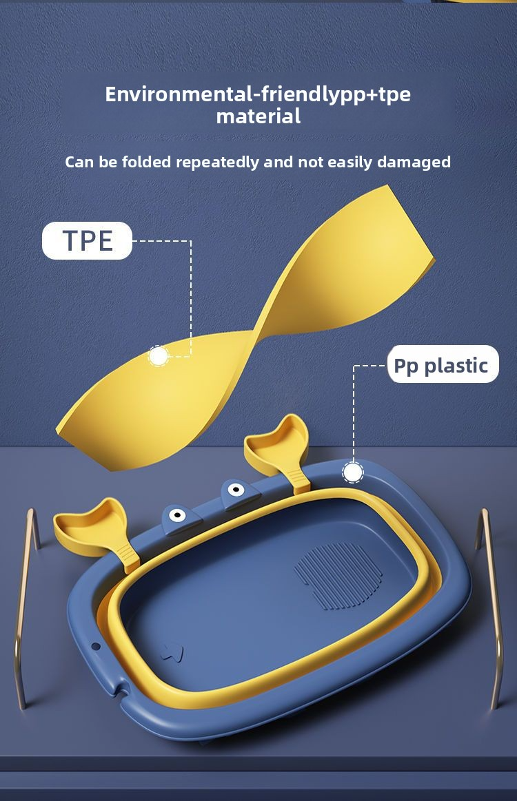 Baby Bath Tub Foldable Bathtub for Infants, Small Bath Bucket for Children to Sit and Lie, Home Use Newborn Baby Supplies