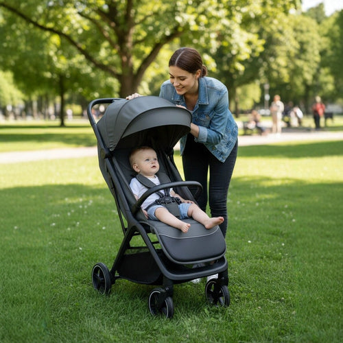 2025New Baby Stroller, Can Sit and Lie, Lightweight, One-Click Folding, Suitable for Air Travel, Baby and Toddler Stroller