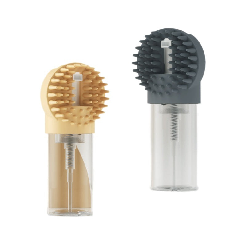 Custom Silicone Pet Bath Brush Cat Dog Bath Massage Bath Brush Puppy Supplies Pet Brush Manufacturer