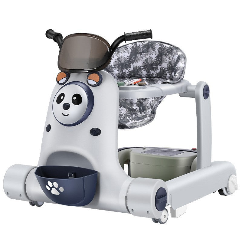Baby Walker for Boys and Girls, Multifunctional Anti-Tip 7-18 Months, Boys and Girls Can Sit and Push, Children's Stroller