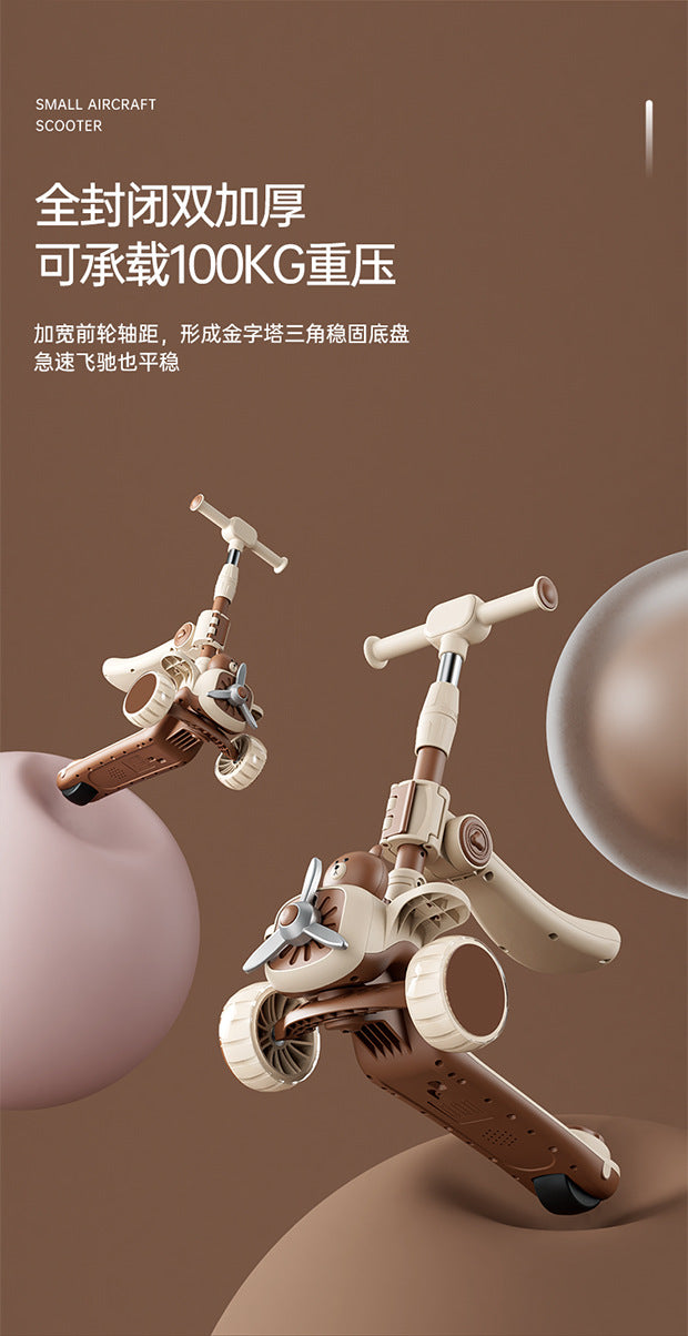 New Scooter Children1-3-6-12Foldable 3-in-1 Scooter for Boys and Girls