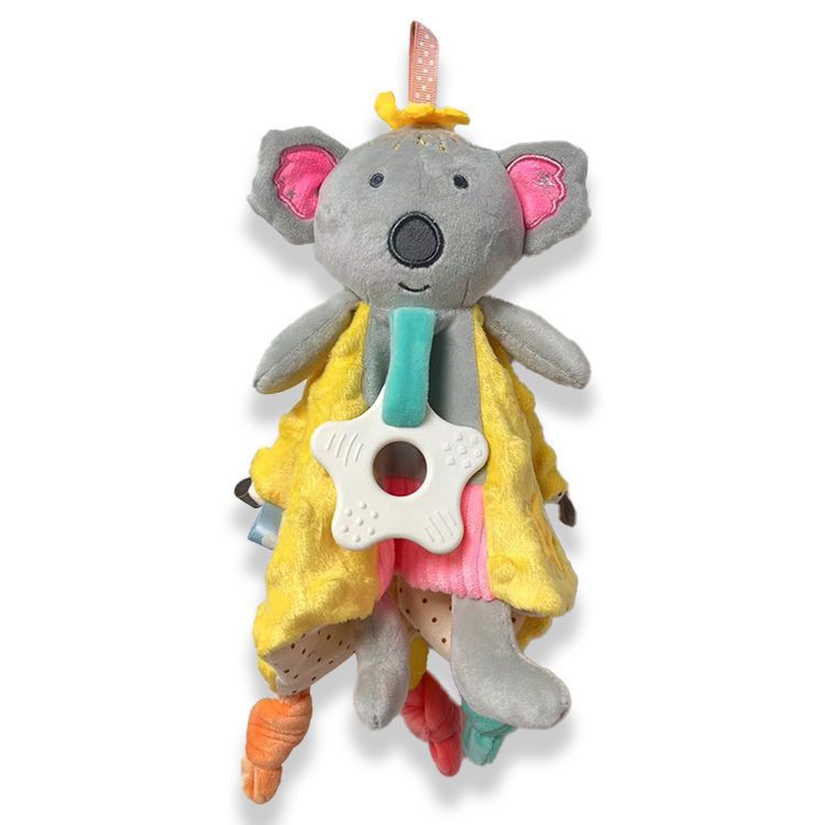 Baby Toys 0-1 Year Old Soothing Towel Baby Sleeping Companion Doll Teething Soothing Doll Infant Toy Rattle