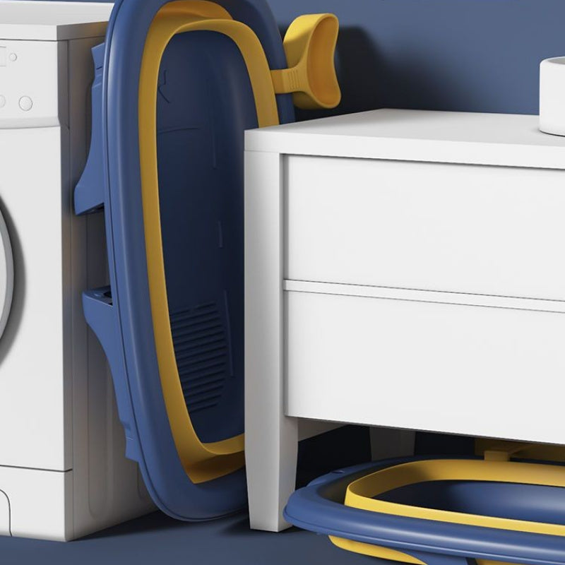 Baby Bath Tub Foldable Bathtub for Infants, Small Bath Bucket for Children to Sit and Lie, Home Use Newborn Baby Supplies