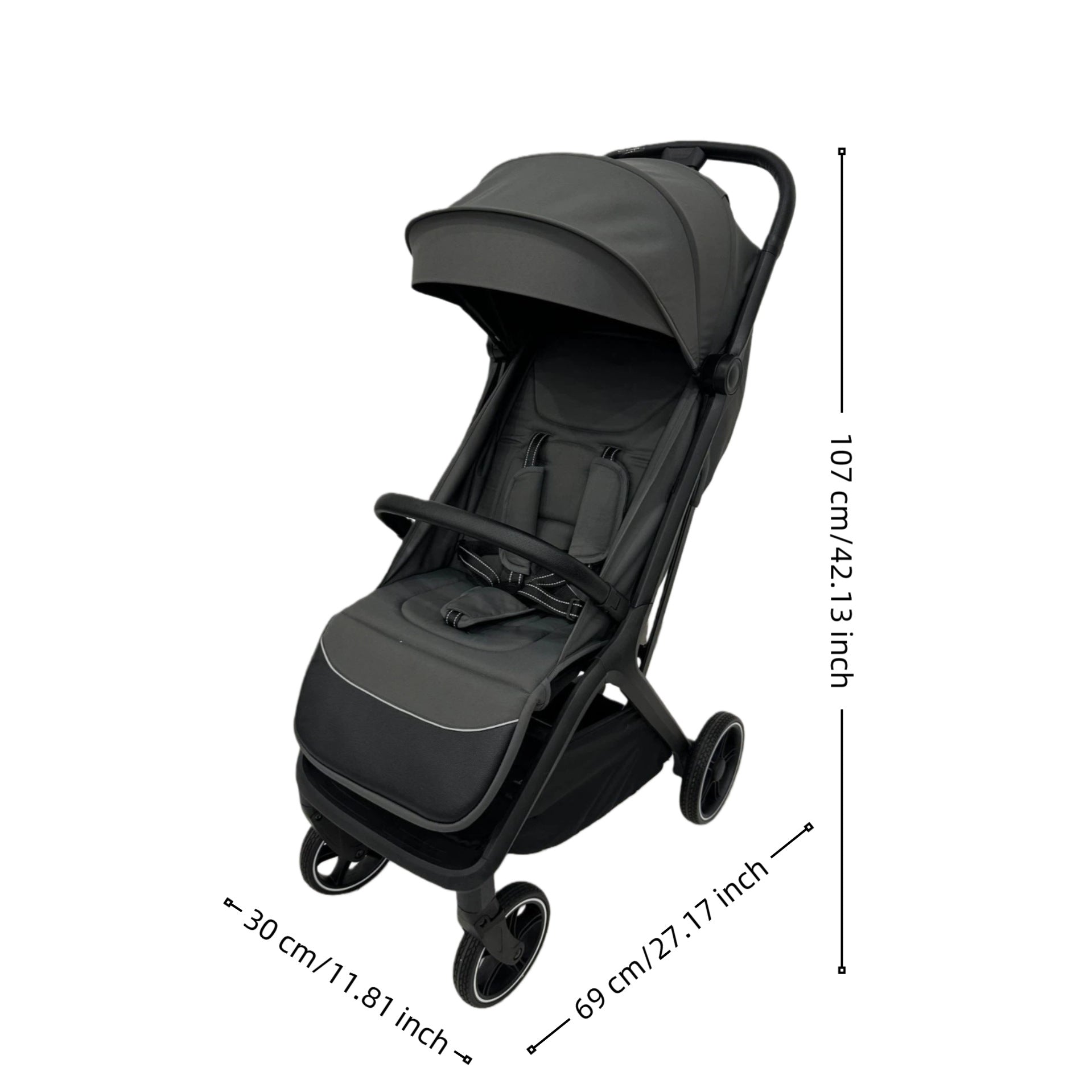 2025New Baby Stroller, Can Sit and Lie, Lightweight, One-Click Folding, Suitable for Air Travel, Baby and Toddler Stroller
