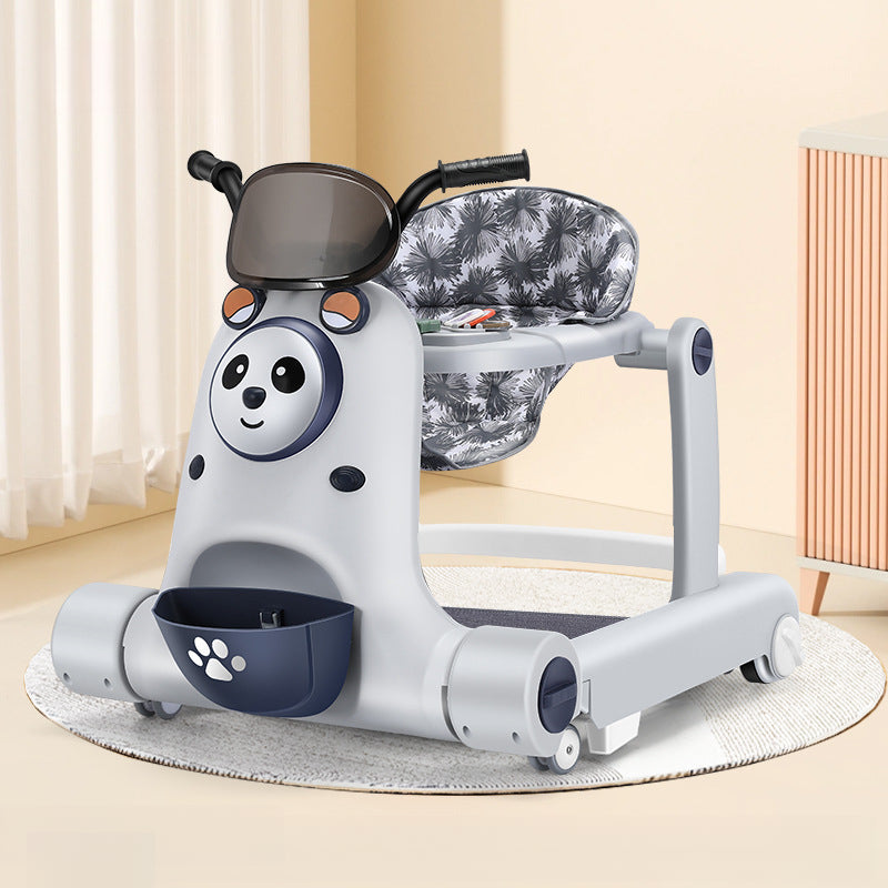 Baby Walker for Boys and Girls, Multifunctional Anti-Tip 7-18 Months, Boys and Girls Can Sit and Push, Children's Stroller