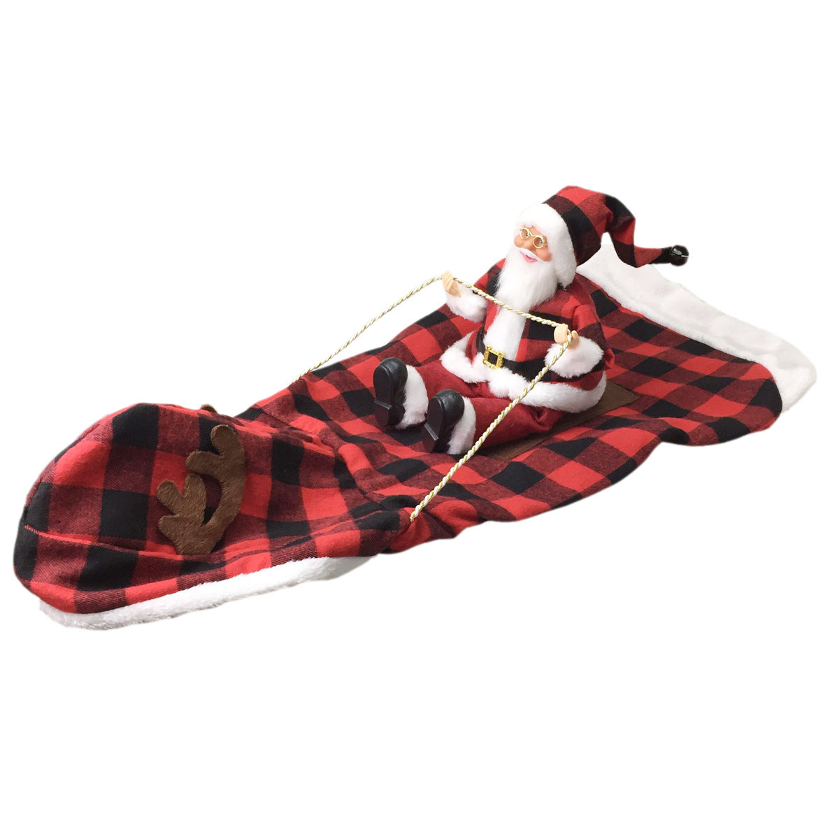 Pet Dog Christmas Costume Santa Claus Riding Outfit Christmas Pet Clothes Reindeer Riding Outfit Pet Christmas Supplies