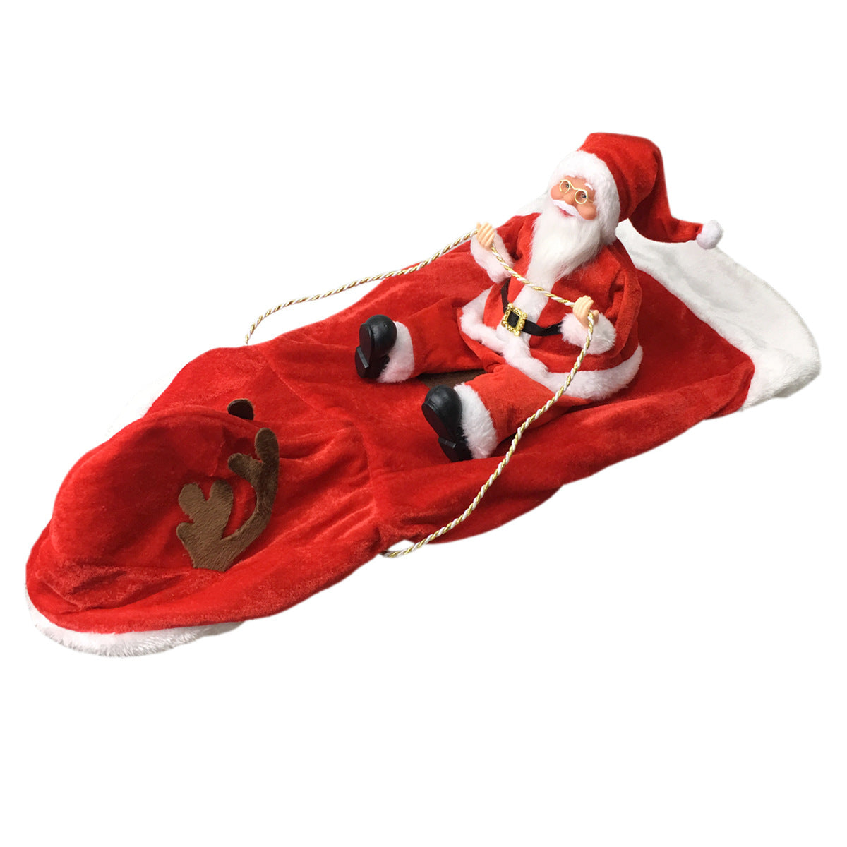 Pet Dog Christmas Costume Santa Claus Riding Outfit Christmas Pet Clothes Reindeer Riding Outfit Pet Christmas Supplies