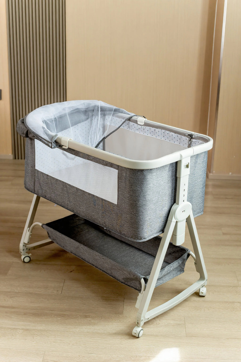 Baby Crib Portable Foldable Multi-Functional Baby Cradle Bed Newborn Children's Splicing Large Bed