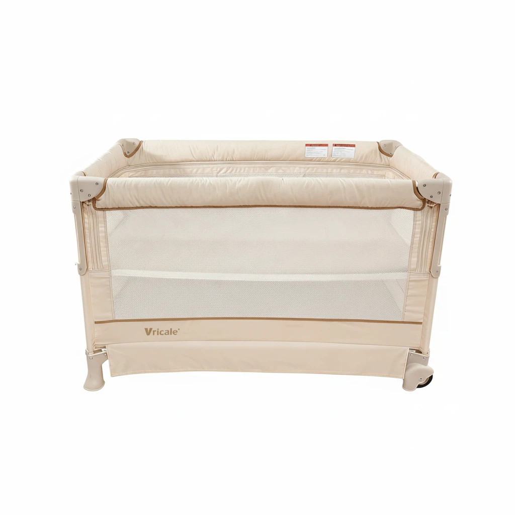 Infant bed 0 formaldehyde environmental protection material, seamless joint large bed + universal silent wheels, protect baby sleep.