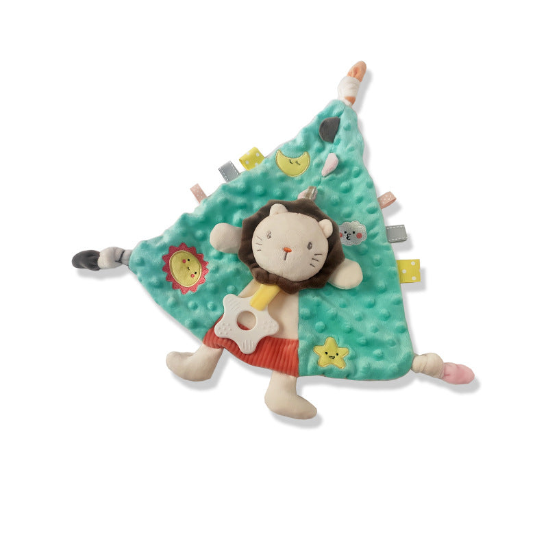 Baby Toys 0-1 Year Old Soothing Towel Baby Sleeping Companion Doll Teething Soothing Doll Infant Toy Rattle