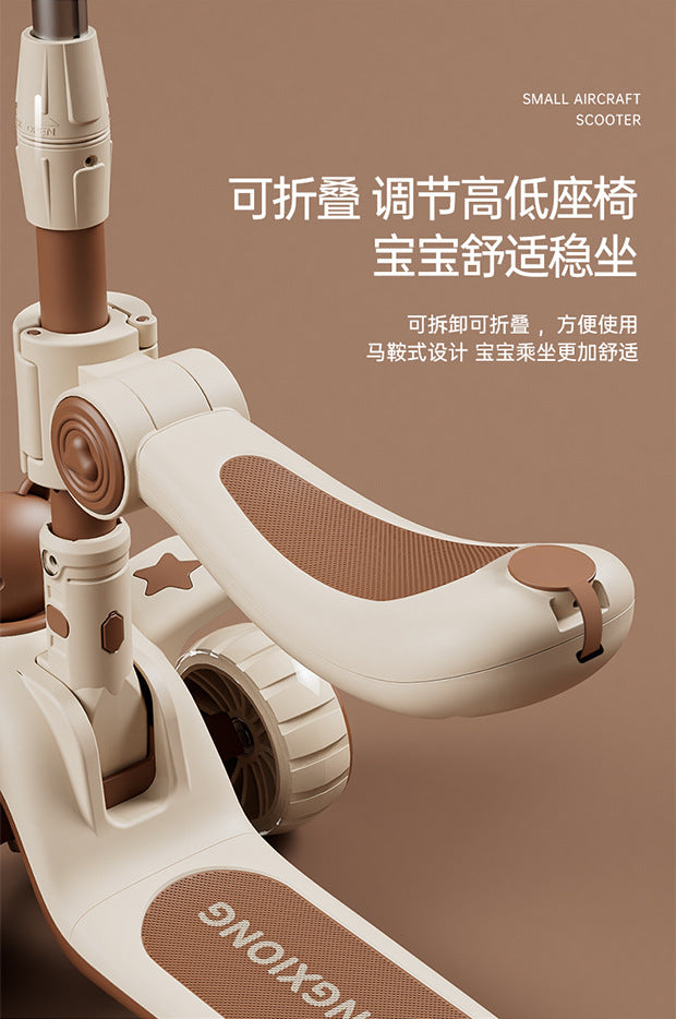 New Scooter Children1-3-6-12Foldable 3-in-1 Scooter for Boys and Girls