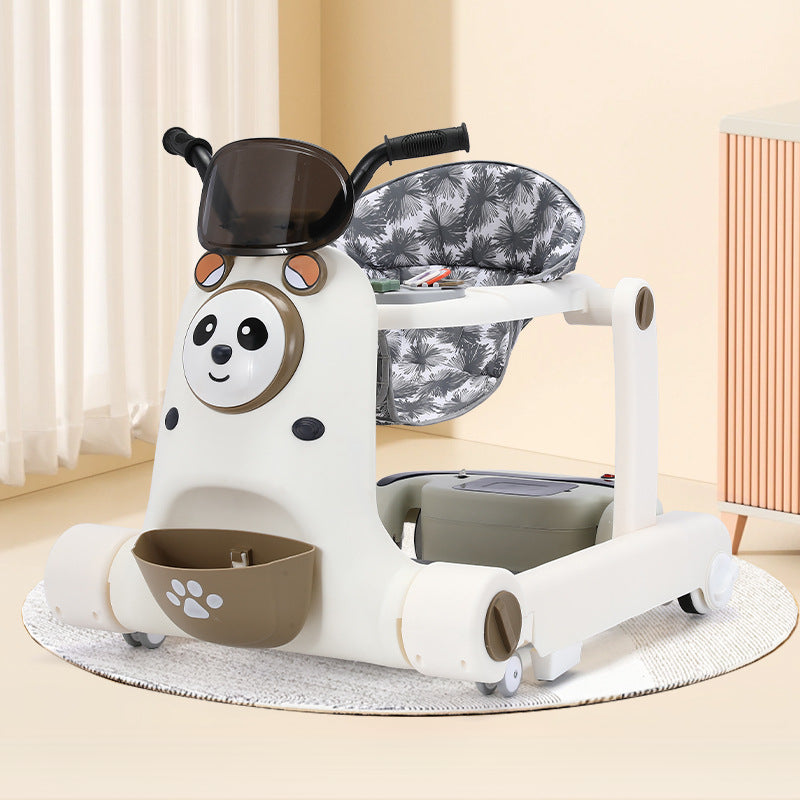 Baby Walker for Boys and Girls, Multifunctional Anti-Tip 7-18 Months, Boys and Girls Can Sit and Push, Children's Stroller