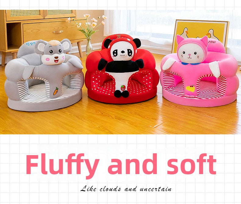 Baby Sofa Anti-Fall Seat Baby Learning to Sit Artifact Enlarged and Thickened Tatami Cartoon 3 to 12 Months High Chair