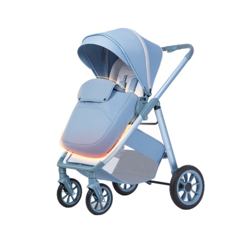 Baby Stroller Comfortable and Safe Infant Stroller Multiple Safety Protections for Babies Protect Every Step