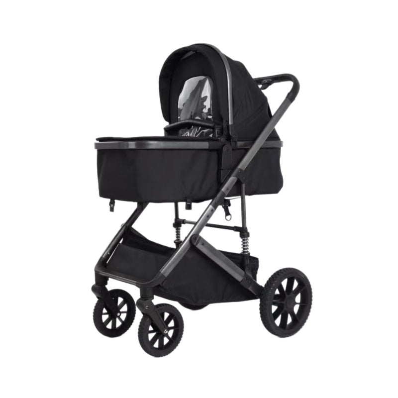 Stroller Can Sit and Lie0to3Year-old children's lightweight one-click folding baby crib 2-in-1