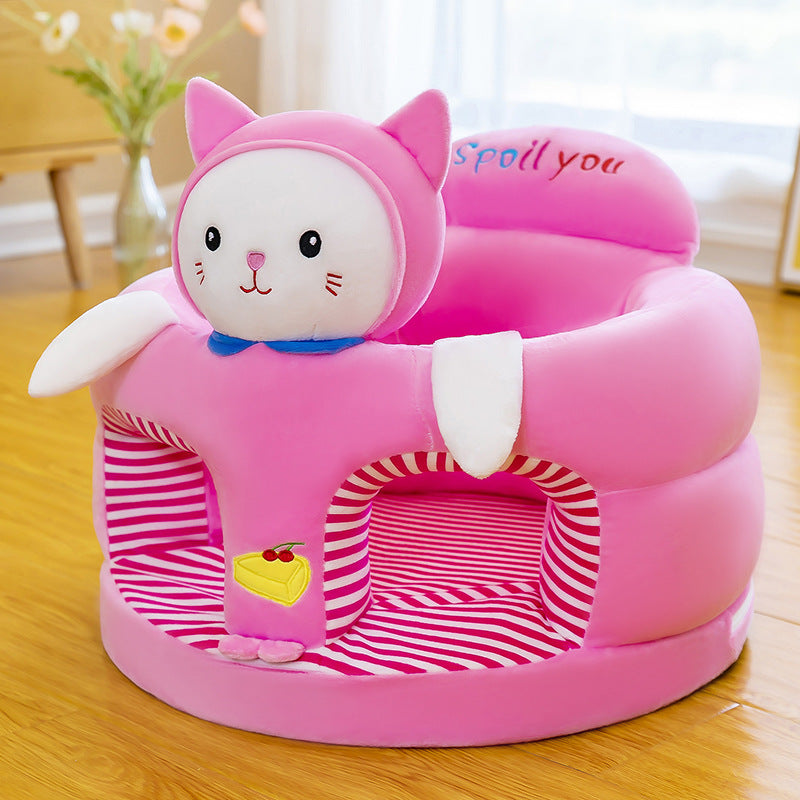 Baby Sofa Anti-Fall Seat Baby Learning to Sit Artifact Enlarged and Thickened Tatami Cartoon 3 to 12 Months High Chair