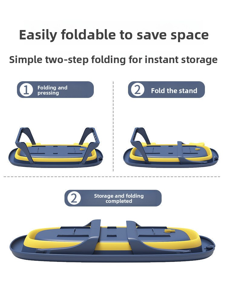 Baby Bath Tub Foldable Bathtub for Infants, Small Bath Bucket for Children to Sit and Lie, Home Use Newborn Baby Supplies