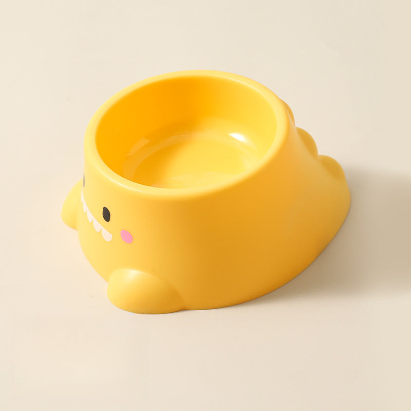 Cute dinosaur-shaped pet bowl-Customizable-Direct from the factory