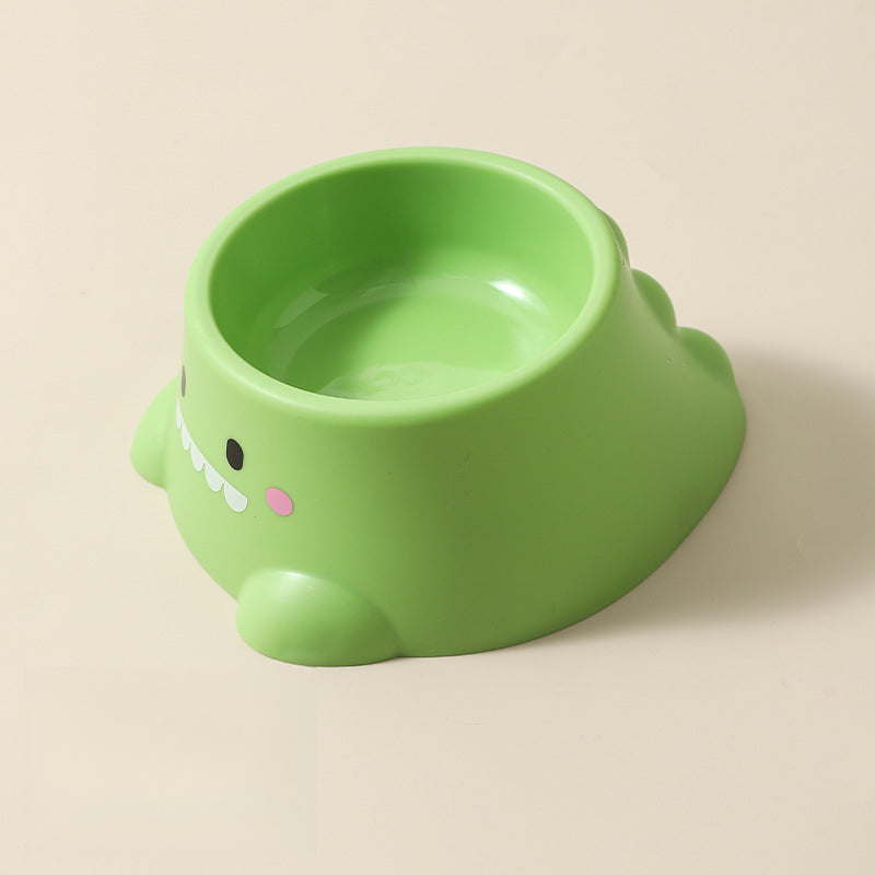 Cute dinosaur-shaped pet bowl-Customizable-Direct from the factory