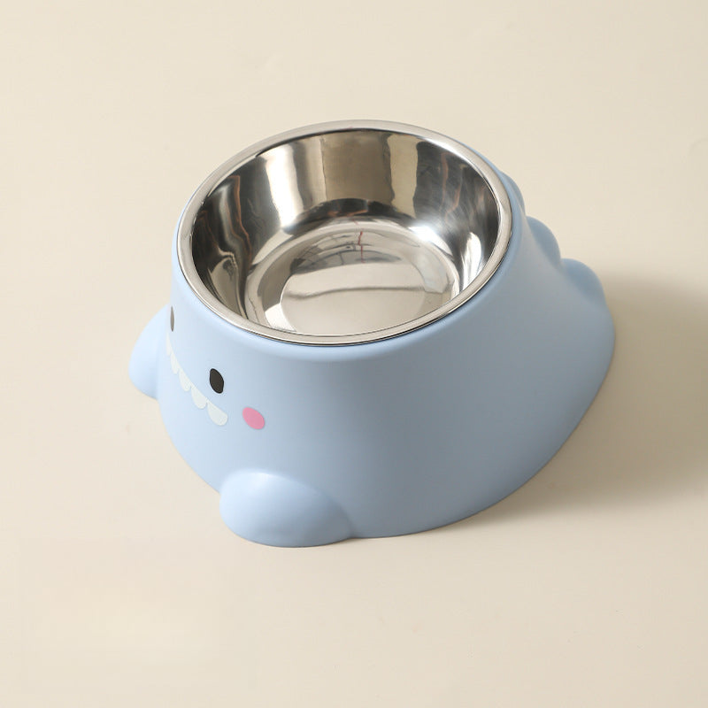 Cute dinosaur-shaped pet bowl-Customizable-Direct from the factory