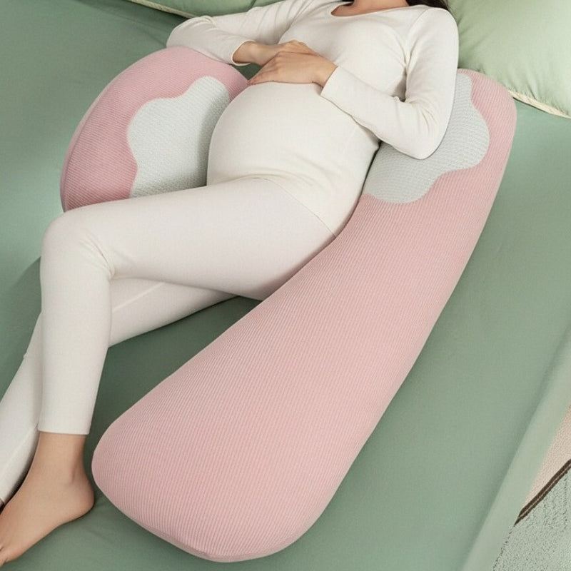 Pregnant Women Waist Support Side Sleeping Special Cotton Pillow Leg Clamp Class A Maternal and Infant Pregnancy Breastfeeding U-Shaped Artifact Supplies Cross-Border Winter