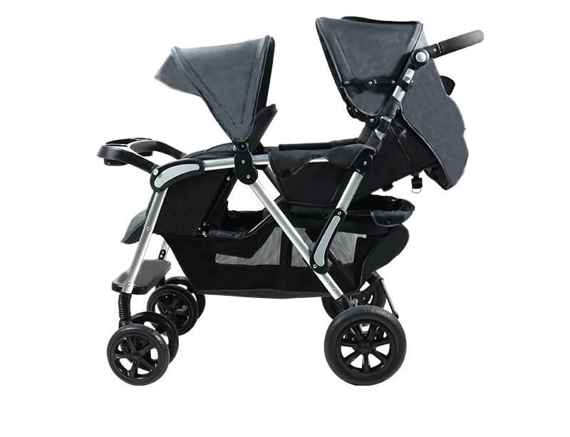 Twin baby stroller can sit and recline, foldable and ultra-lightweight baby strollers Baby Stroller Children's Car
