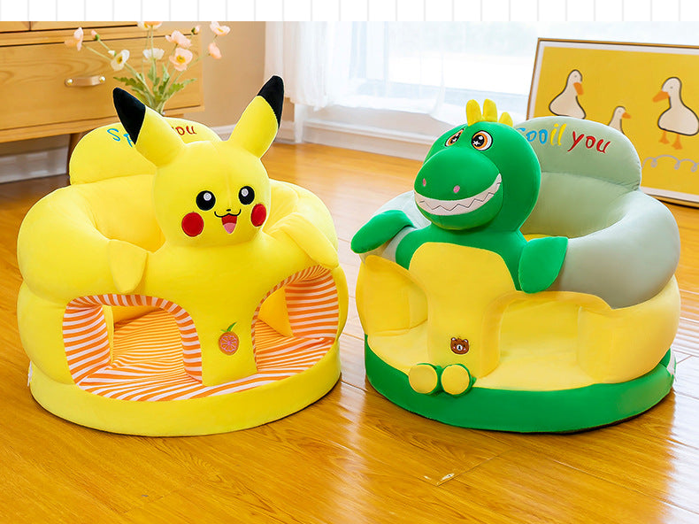 Baby Sofa Anti-Fall Seat Baby Learning to Sit Artifact Enlarged and Thickened Tatami Cartoon 3 to 12 Months High Chair