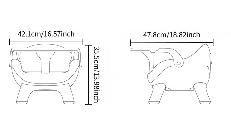Home Use Children's Multifunctional Dining Chair Stool Second Generation Baby Squeaky Chair with Backrest Soft Cushion Plastic Seat Portable Detachable
