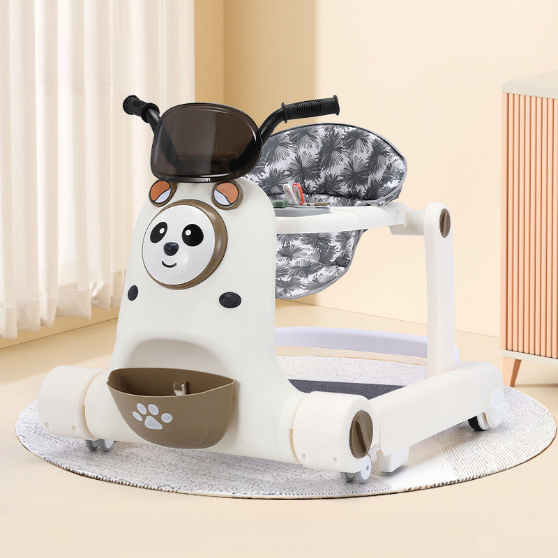 Baby Walker for Boys and Girls, Multifunctional Anti-Tip 7-18 Months, Boys and Girls Can Sit and Push, Children's Stroller