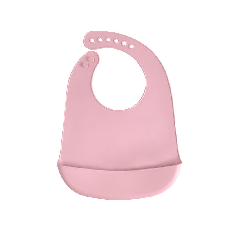 Baby Feeding Bib Waterproof Silicone Baby Food Bib Ultra Soft Portable Infant Children's Bib Anti-dirty Magic Tool