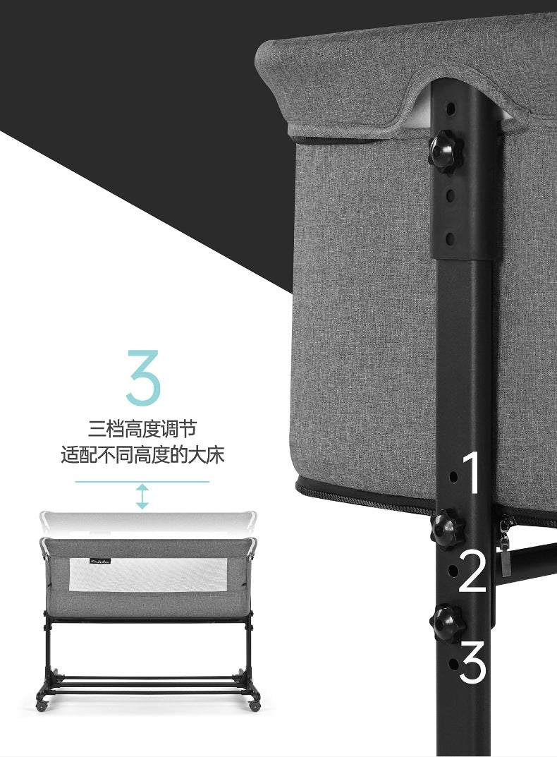 Baby Bed Multifunctional Portable Play Bed Foldable and Movable for Newborns bb Baby Bed Splicing Large Bed