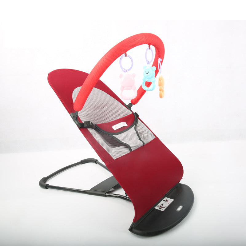 Rocking Chair Baby Soothing Foldable Recliner Cradle Baby Sleep Aid Rocking Bed Infant Comfort Rocking Chair Factory